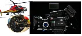 The CoOpFilm RED ONE Camera used in the Canary Islands for the helicopter shooting of WB "Clash of the Titans" 
